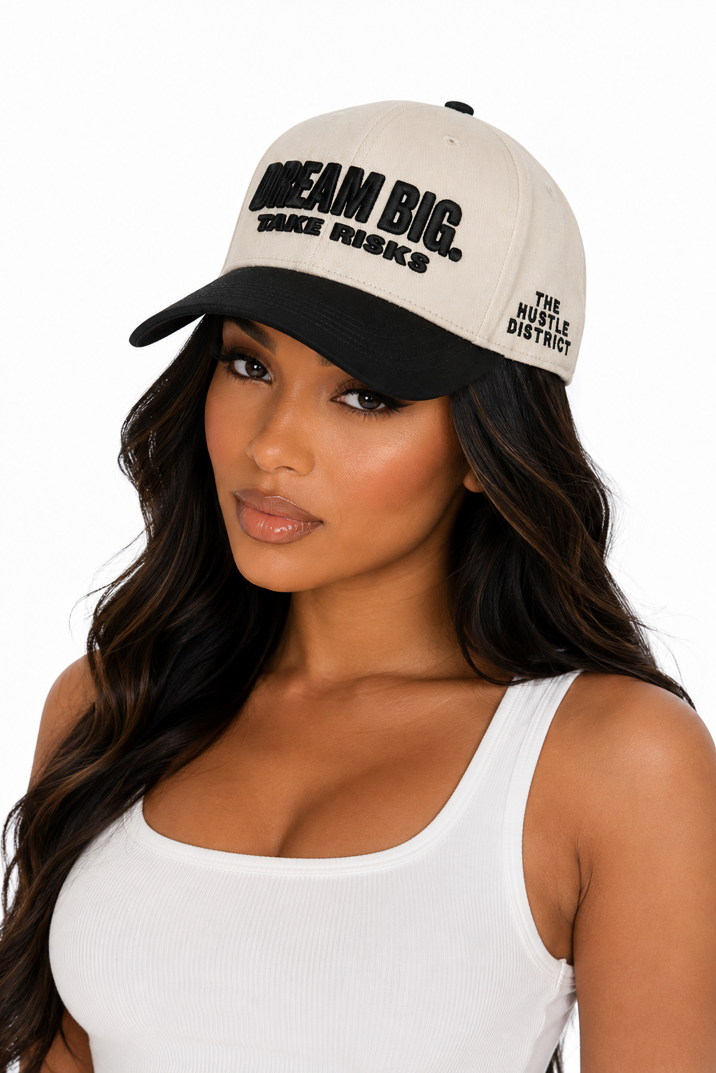 DBTR Trucker Hat - Cream - The Hustle District
