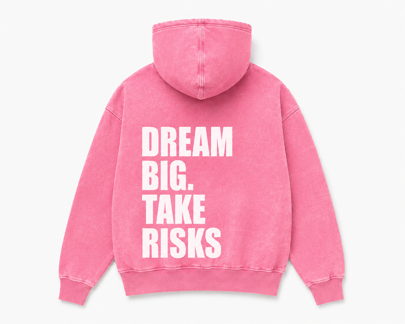 Youth DBTR Acid Wash Hoodie - Pink
