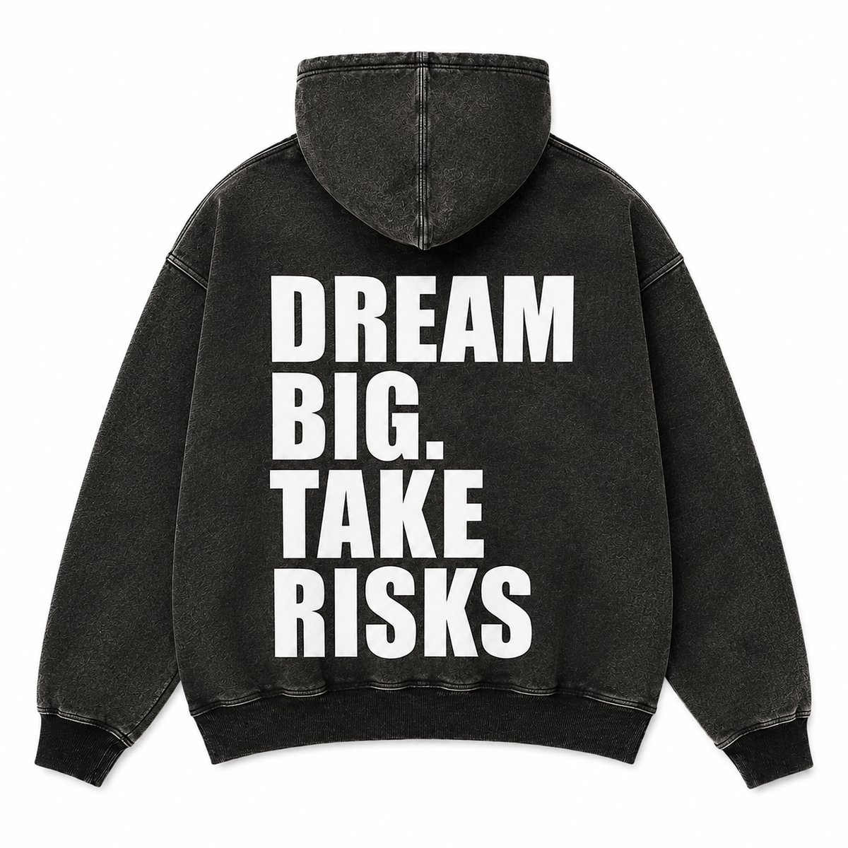 Youth DBTR Acid Wash Hoodie - Black - The Hustle District