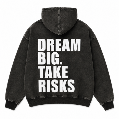 Youth DBTR Acid Wash Hoodie - Black - The Hustle District