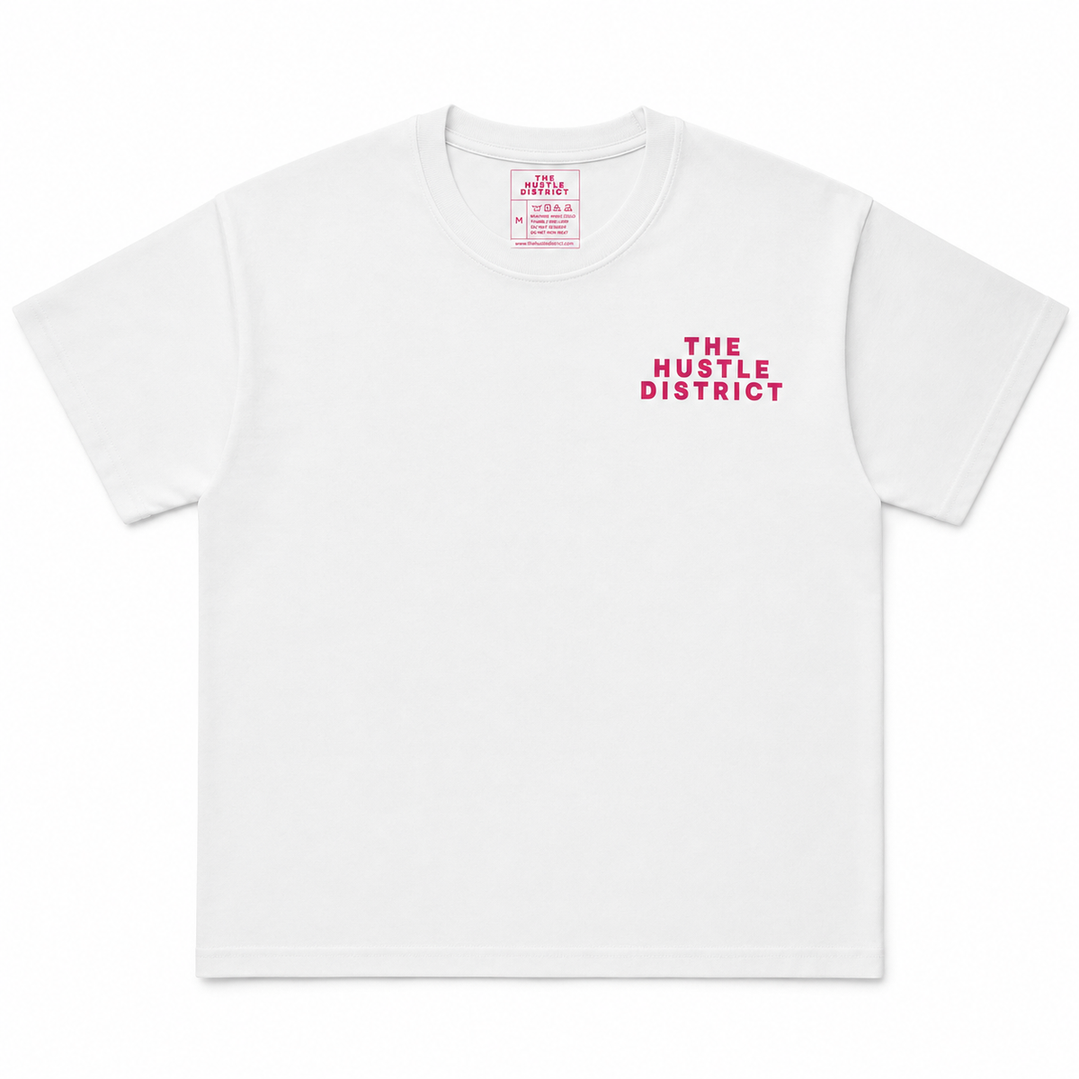 DBTR Signature Tee - Pink - The Hustle District