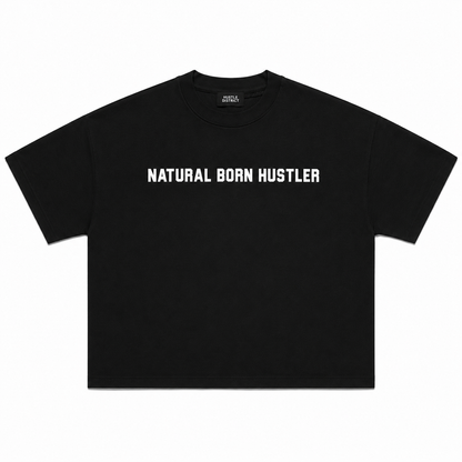 NBH Drop Shoulder Tee - Black - The Hustle District