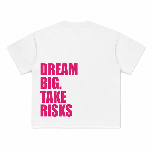 DBTR Signature Tee - Pink - The Hustle District