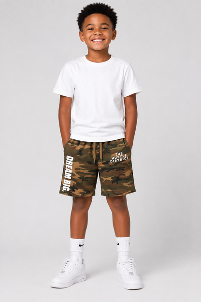 Youth DBTR Shorts - Camo