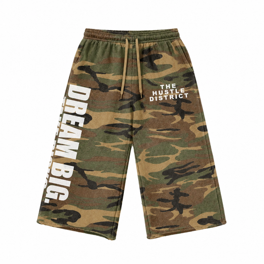 DBTR Extended Shorts - Camo - The Hustle District