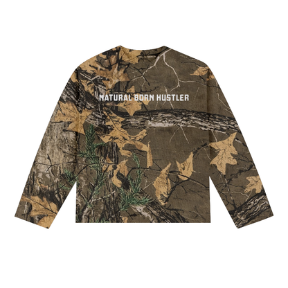 NBH Crop Sweatshirt - Camo - The Hustle District