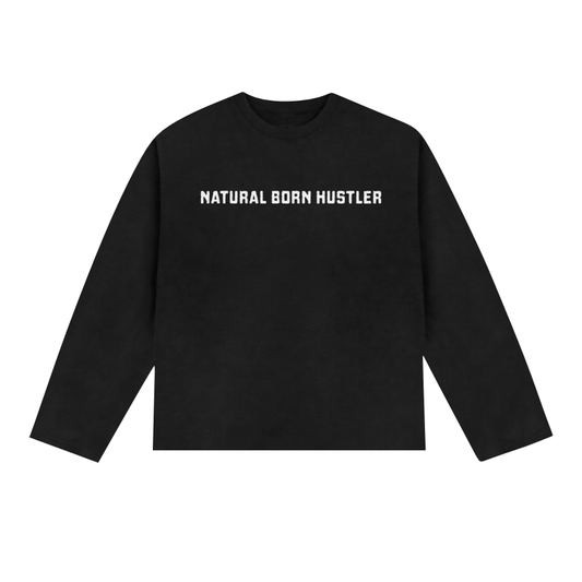 NBH Crop Sweatshirt - Black - The Hustle District