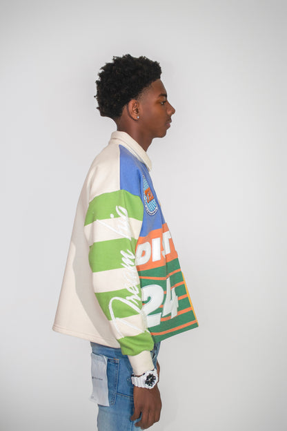 District 24 Cropped Collar Shirt - Long Sleeve - The Hustle District