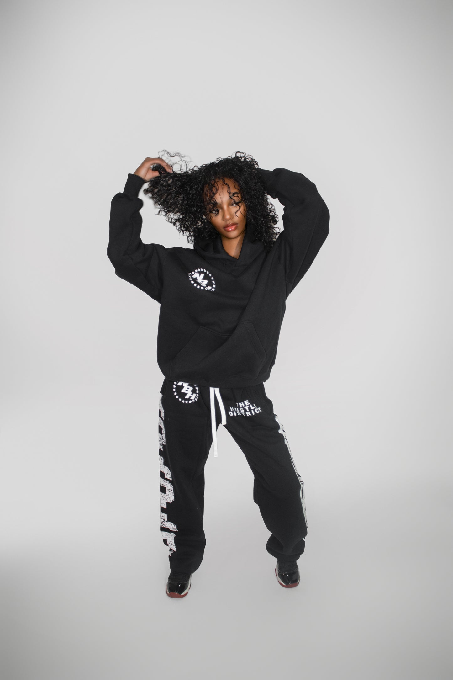 NBH Star Tracksuit - Black - The Hustle District