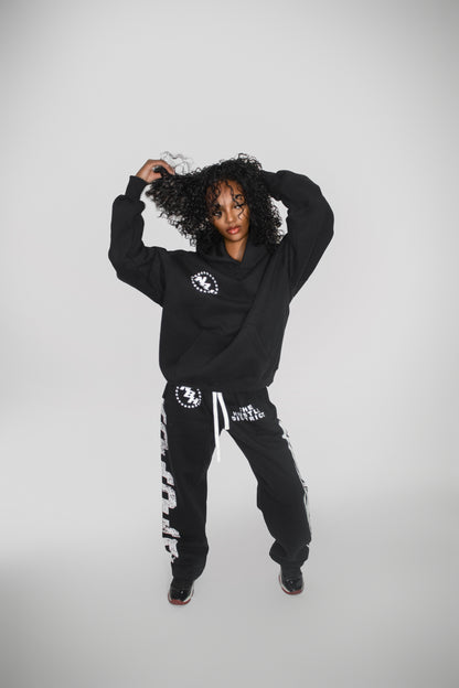 NBH Star Tracksuit - Black - The Hustle District