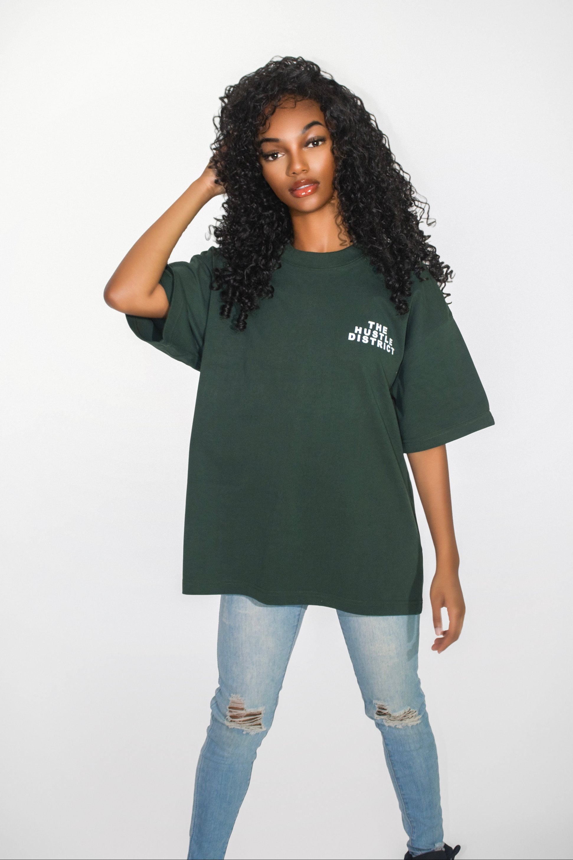 DBTR Signature Tee - Forest Green - The Hustle District
