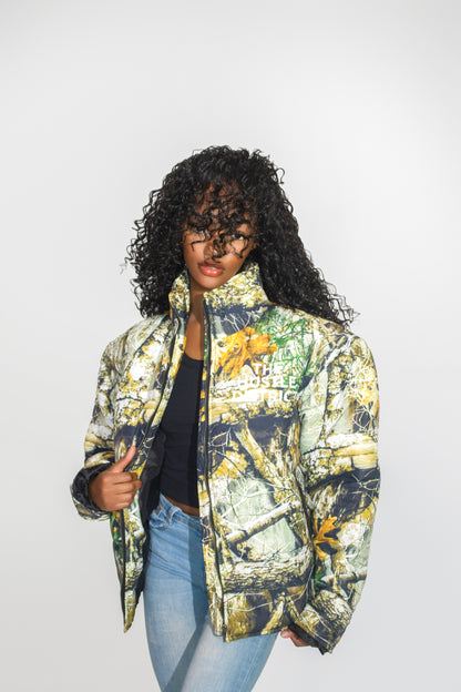 DBTR Camo Puffer - The Hustle District