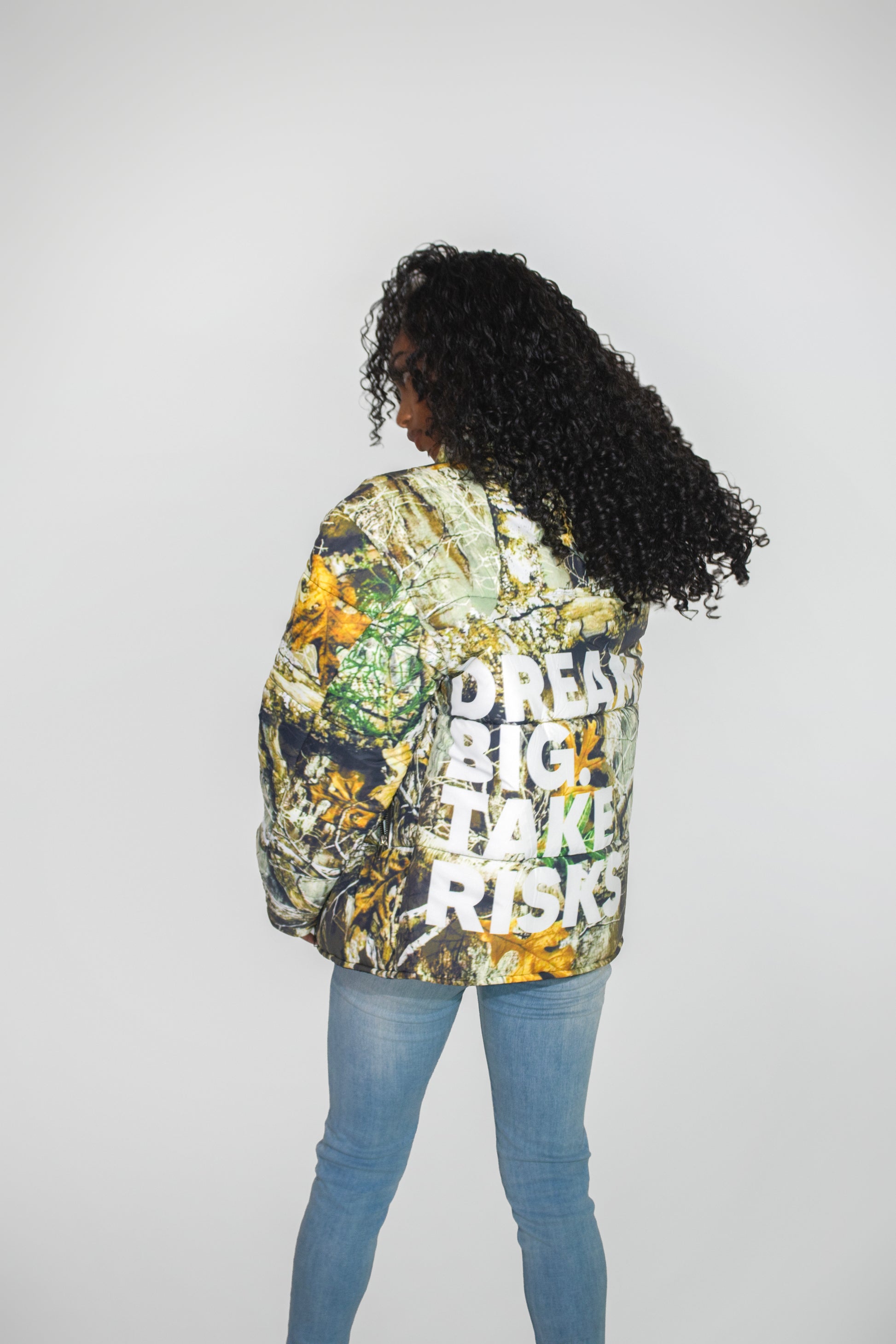 DBTR Camo Puffer - The Hustle District