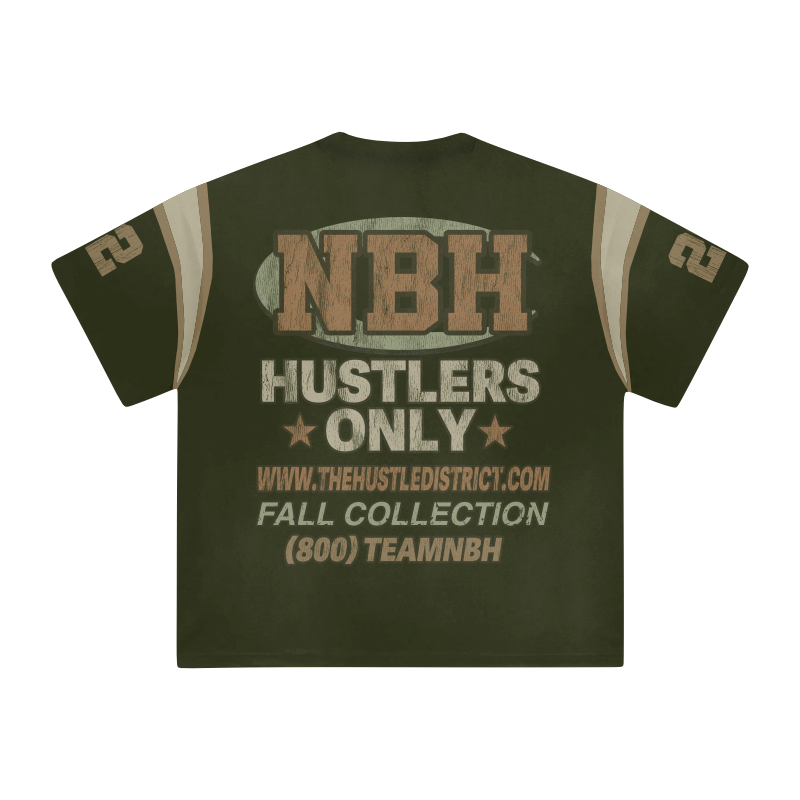 Fall Collection Oversized Tee - Olive