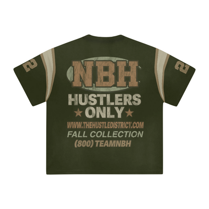 Fall Collection Oversized Tee - Olive