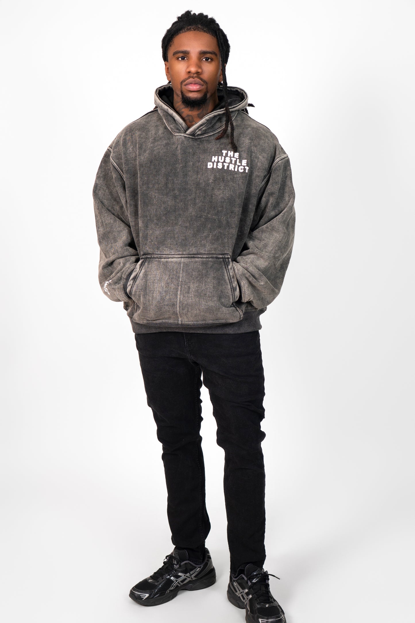 DBTR Oversized Acid Wash Hoodie