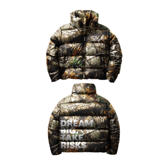 DBTR Camo Bubble Jacket - The Hustle District